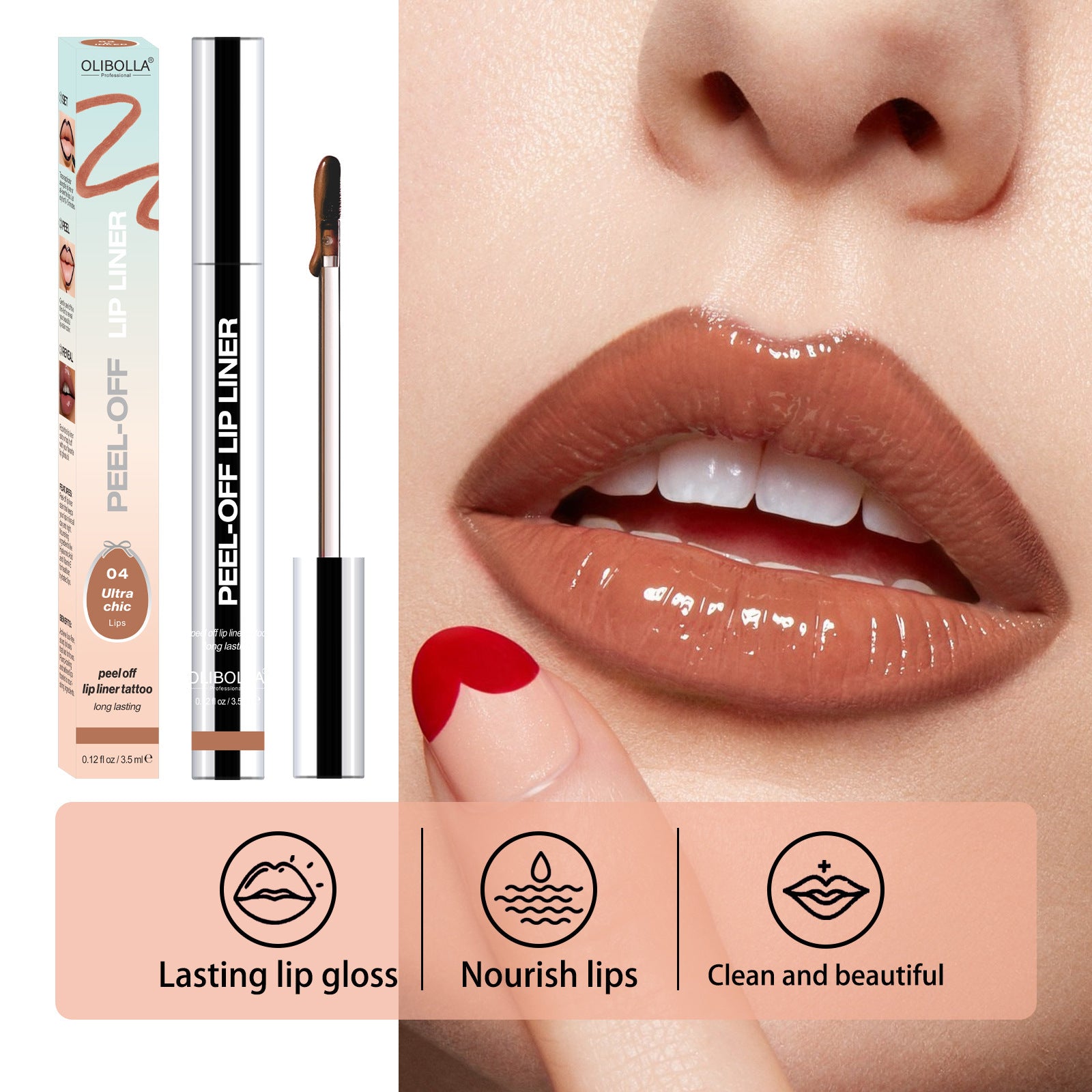 Waterproof Long Lasting Pull Lip Liner