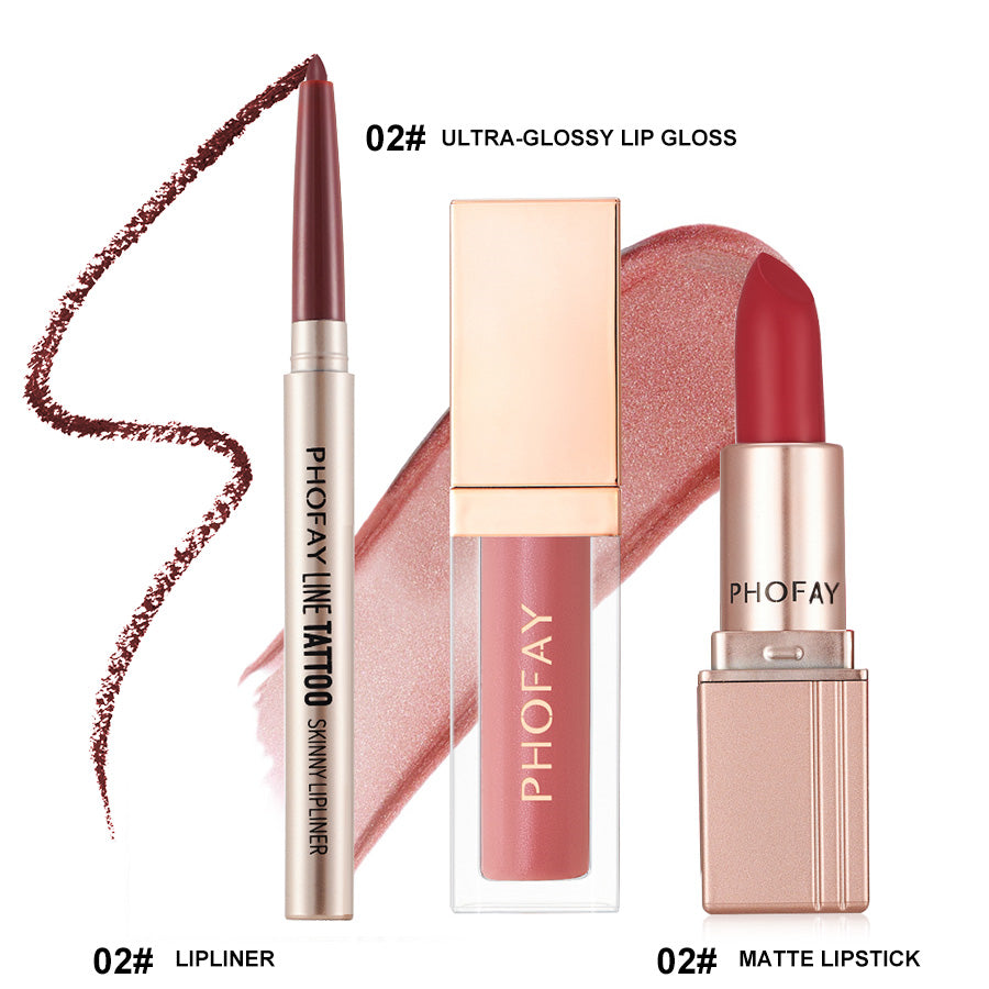 Ultra-Glossy Lip Gloss Matte Lipstick Lipliner