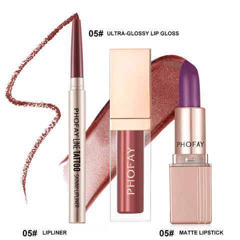 Ultra-Glossy Lip Gloss Matte Lipstick Lipliner