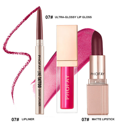 Ultra-Glossy Lip Gloss Matte Lipstick Lipliner