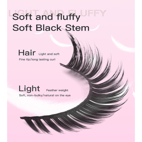 15Pairs Cat Eye Eyelashes