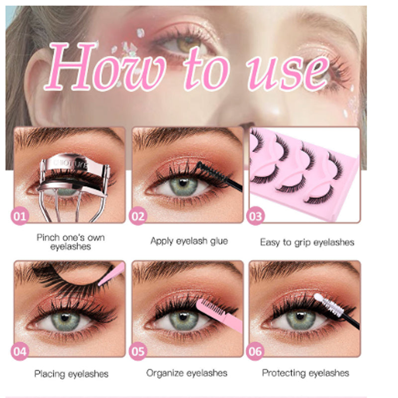 15Pairs Cat Eye Eyelashes