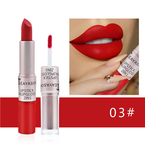 Double-ended Non-stick Cup Matte Lip Gloss