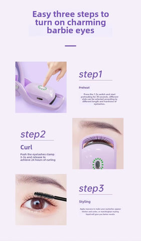 Electric Eyelash Curler - Double Handle