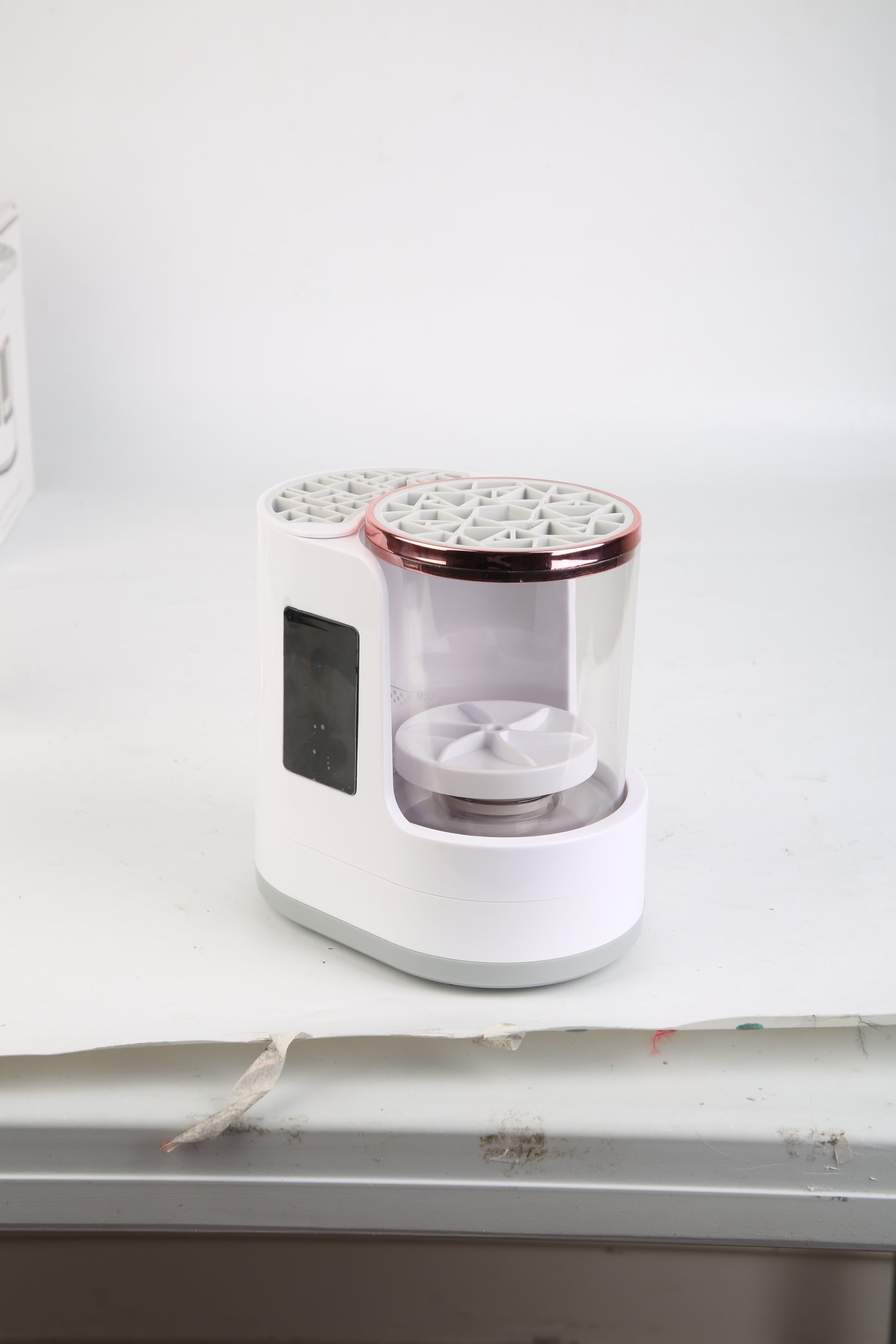4 In 1 Electric Makeup Brush Cleaner USB Powered Automatic Brush Blender Machine With Timer Digital Display Cleaning Drying UV Disinfection Brush Storage For All Types Of Brushes Valentines Day Gift