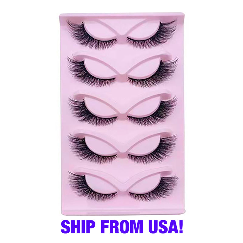 5 Pairs False Eyelashes