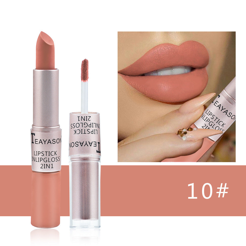 Double-ended Non-stick Cup Matte Lip Gloss