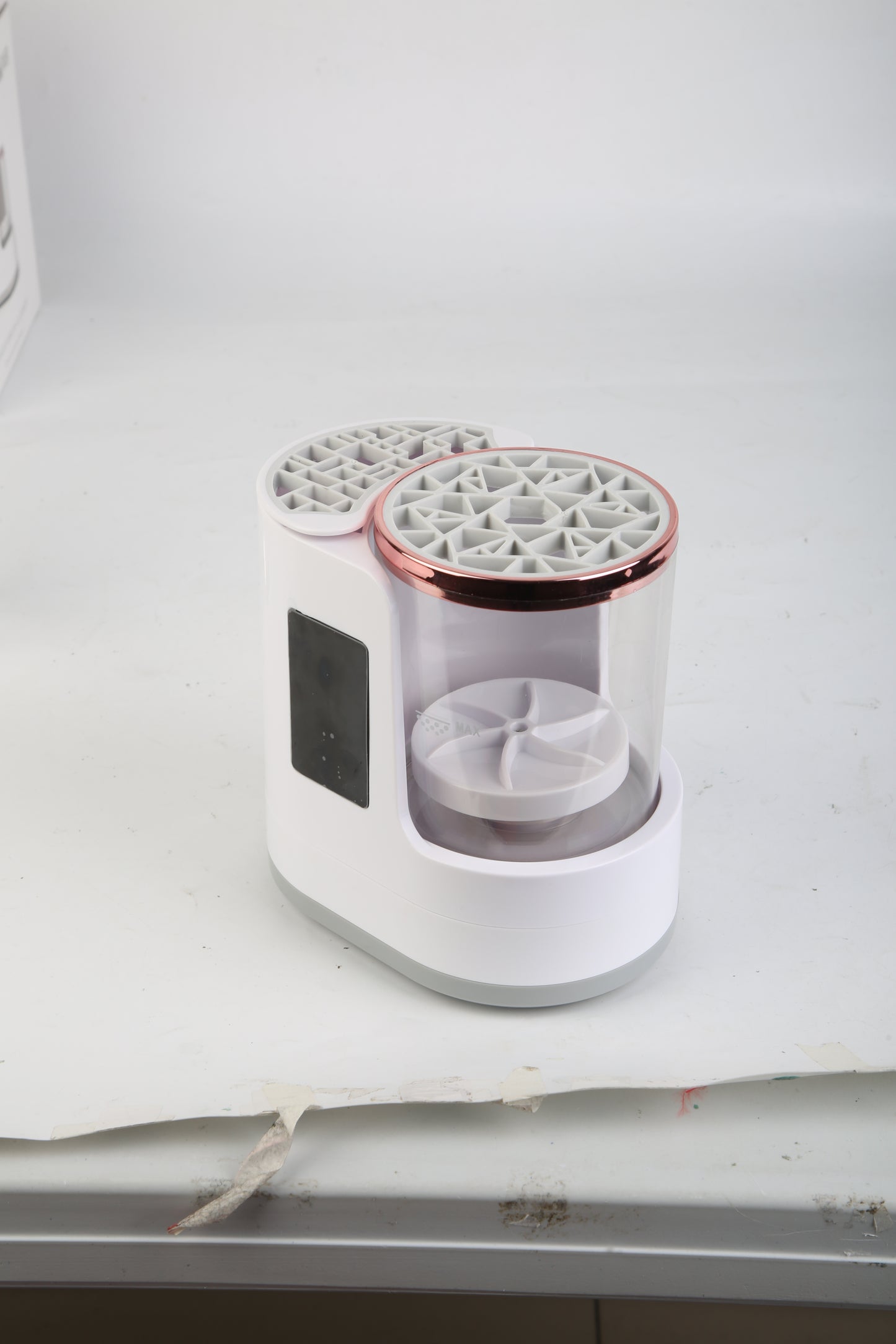 4 In 1 Electric Makeup Brush Cleaner USB Powered Automatic Brush Blender Machine With Timer Digital Display Cleaning Drying UV Disinfection Brush Storage For All Types Of Brushes Valentines Day Gift