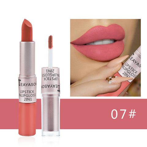 Double-ended Non-stick Cup Matte Lip Gloss
