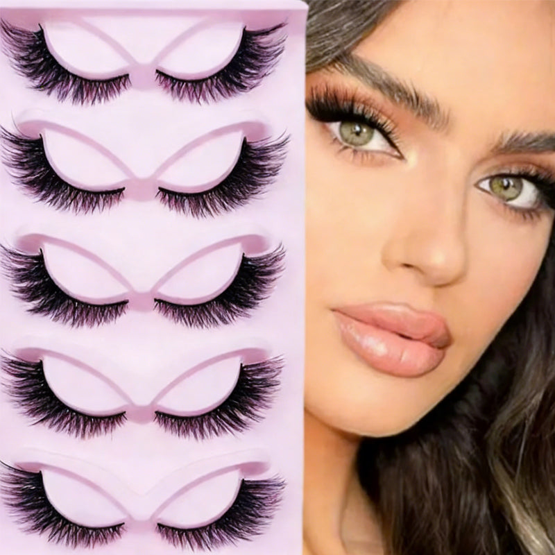 5 Pairs False Eyelashes